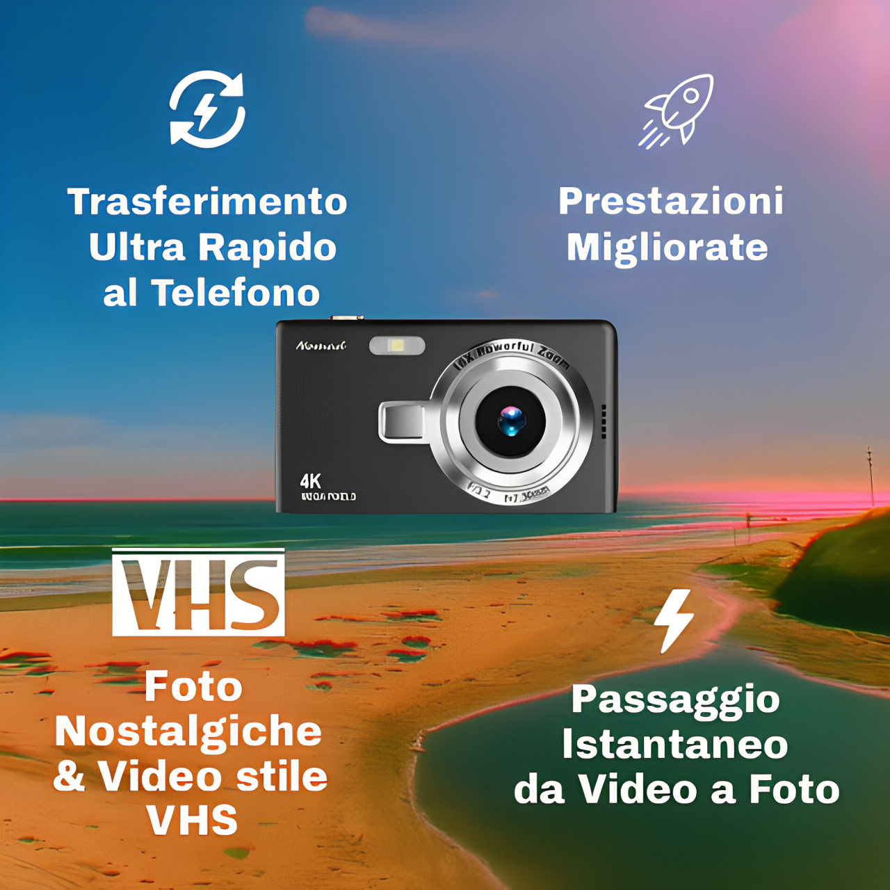 Fotocamera Digitale Retrò.
